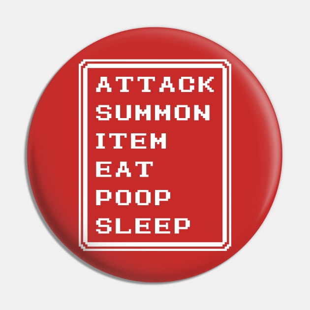 Final Fantasy Battle Menu Eat Poop Sleep Summoner Version Pin by inotyler