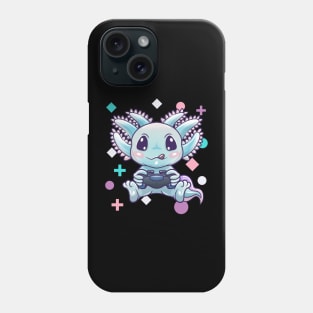 Kawaii Axolotl Gamesolotl for Gamers Teen Girls and Boys Phone Case