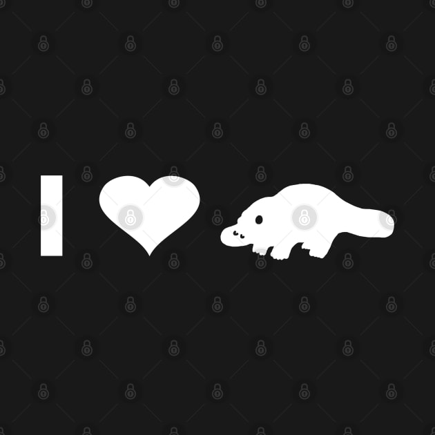 I love platypus illustration lover fan by FindYourFavouriteDesign