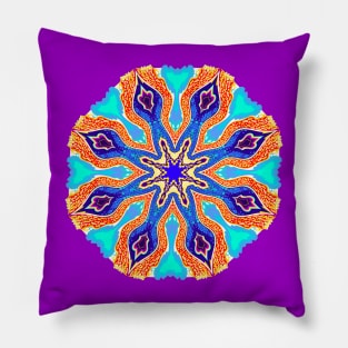 Beautiful Indian mandala. Pillow