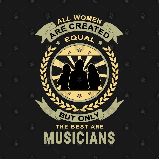 Women Are Created Equal for Musician Design Quote by jeric020290