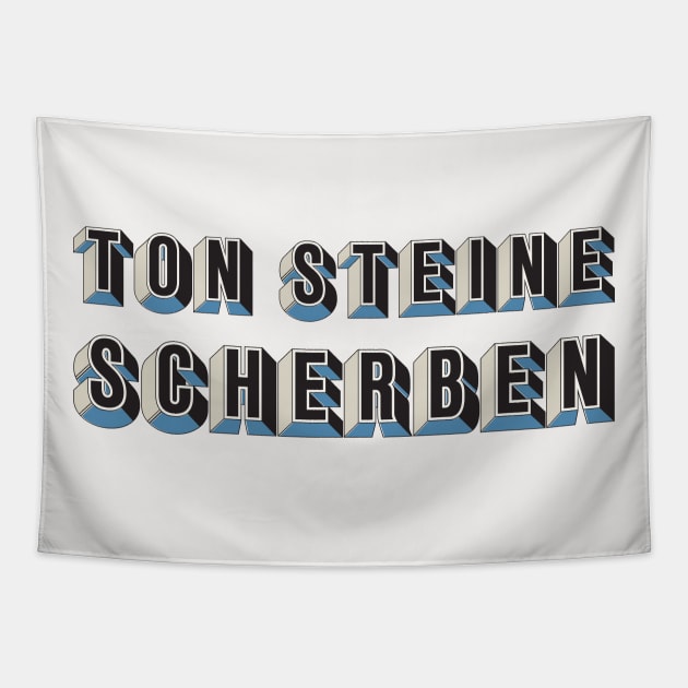 Ton Steine Scherben Tapestry by saudade