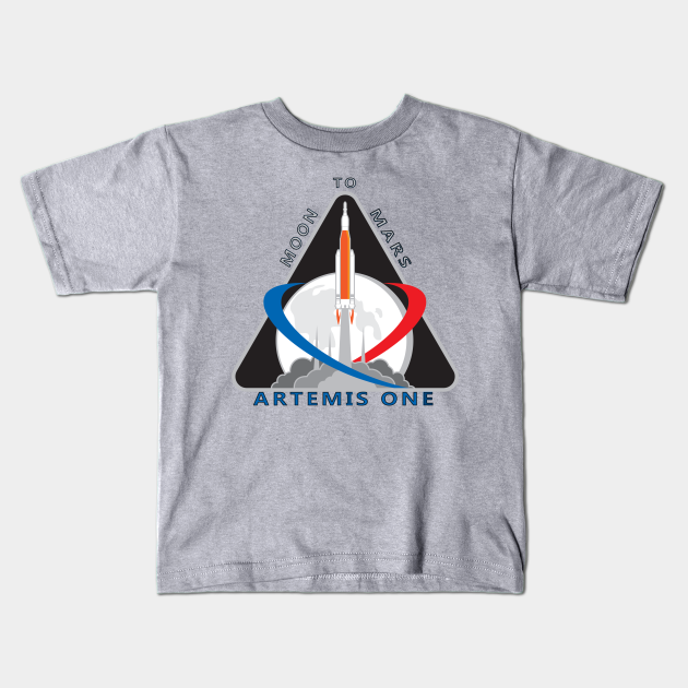 Artemis Mission One Patch - Artemis Mission One Patch - Kids T-Shirt ...