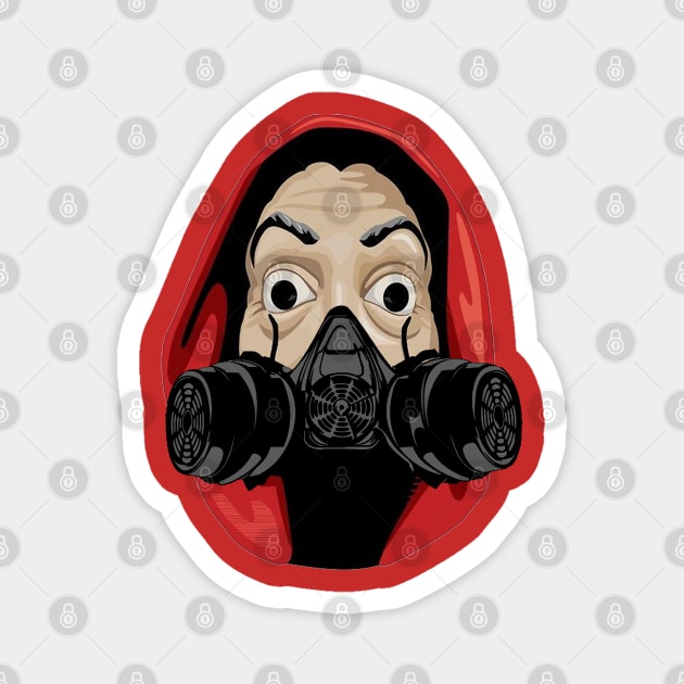 Money Heist Protection Magnet by Diskarteh