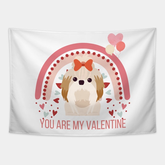 You are my valentine Tapestry by TextureMerch