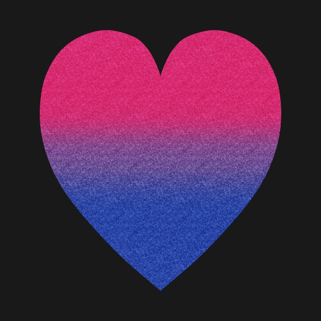 Bisexual Pride Heart by JustGottaDraw