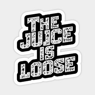 The Juice is loose distressed effect OJ Simpson Magnet