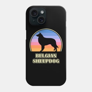 Belgian Sheepdog Vintage Sunset Dog Phone Case