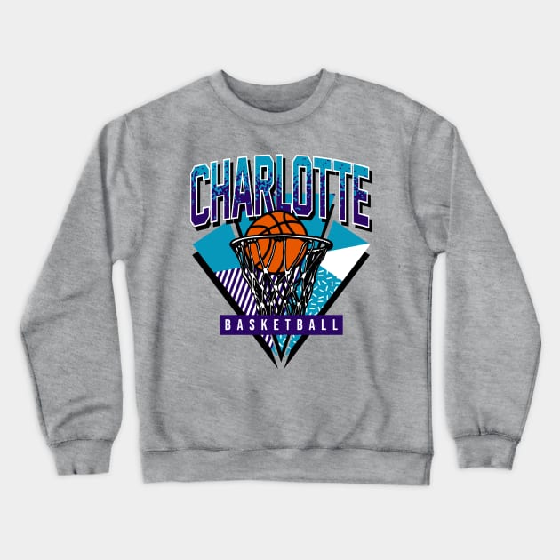 Charlotte Basketball 90's Style Sweatshirt - Teeruto