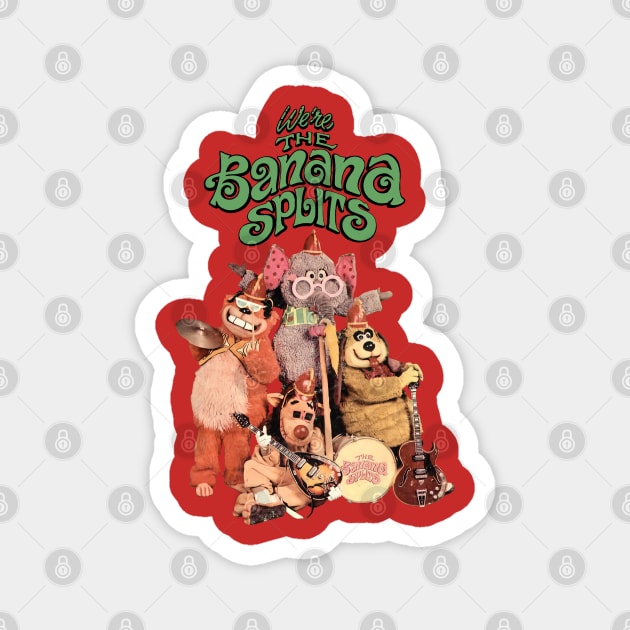 THE BANANA SPLITS Magnet by bospizza99