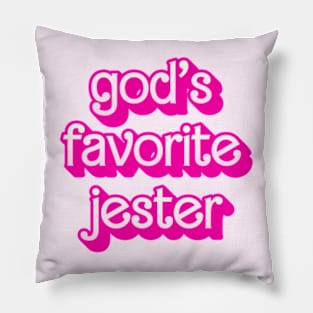 god's favorite jester Pillow