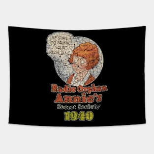 Radio Orphan Annie's Secret Society A Christmas Story Tapestry