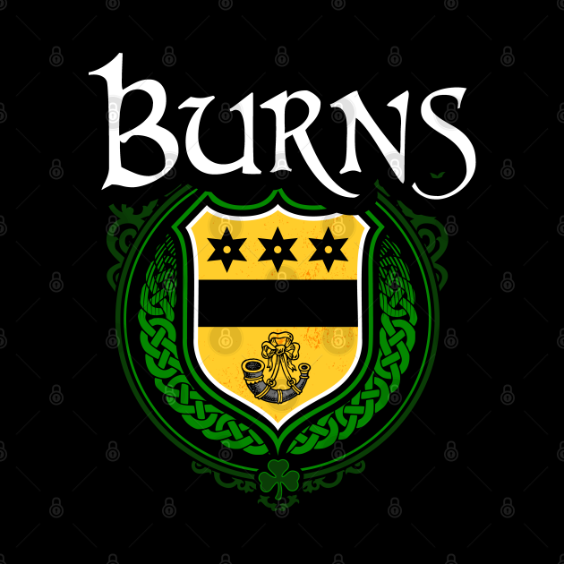 Burns Family Irish Coat of Arms Clan Crest Burns Family Tapestry TeePublic