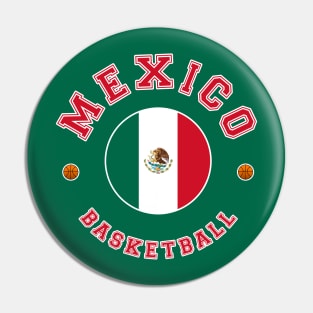 Mexico Basketball Pin