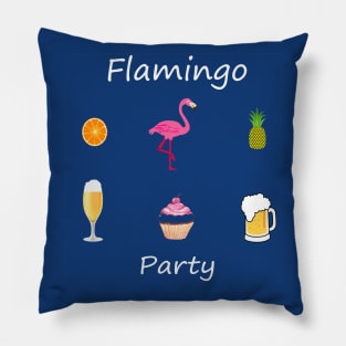 Flamingo Party Pillow