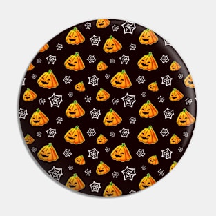 Halloween Pumpkin Pattern Pin