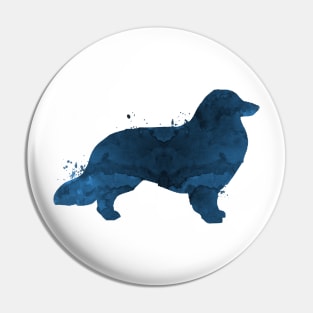 Longhaired dachshund Pin