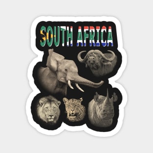 Big Five South Africa Safari Magnet