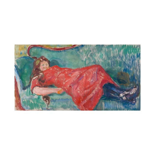 On the Sofa by Edvard Munch by Classic Art Stall