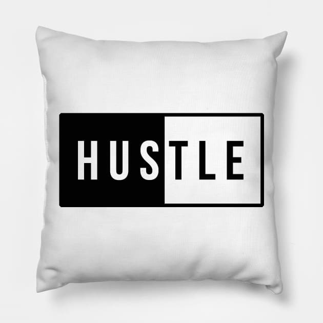 Think Outside of the Box - Hustle Pillow by MikeTandy