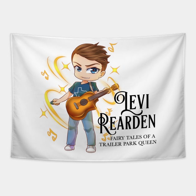 Levi Rearden Chibi Art Tapestry by KimbraSwain