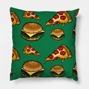 Fast Food Pattern Pillow