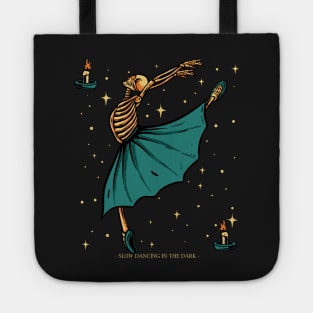 Slow Dancing In The Dark - Skeleton Ballerina Dancing Tote