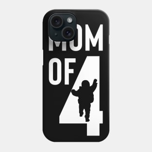 mom of 4 Phone Case