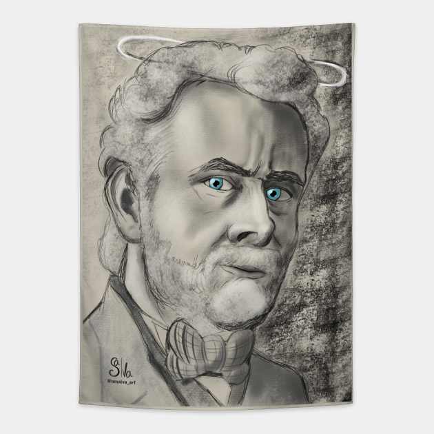 Michael Sheen as Aziraphale Tapestry by AC Salva