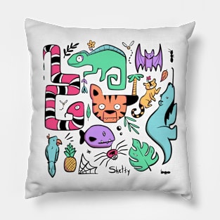 Jungle Critters Pillow