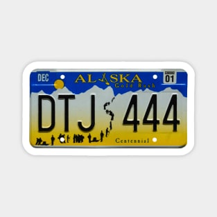 Alaska Gold Rush Tag Magnet