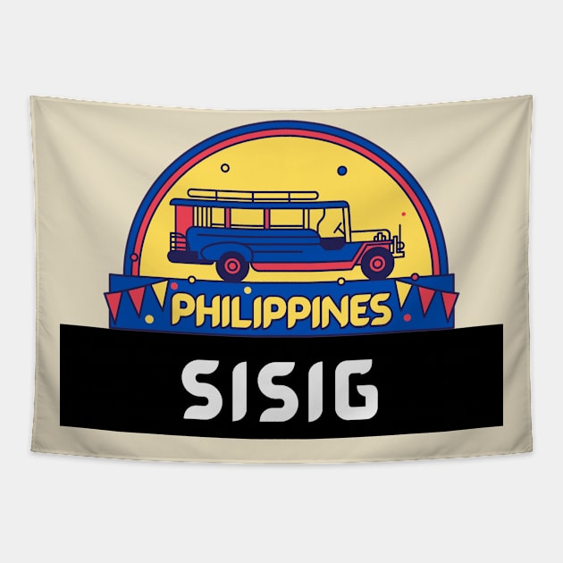 filipino food - sisig Tapestry by CatheBelan