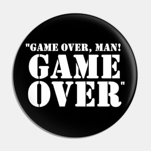 Game Over Man Pin