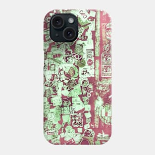 Vintage Street Art Sticker NYC Phone Case