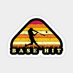 BASE HIT - BASEBALL Magnet