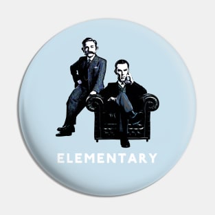 19th Century Sherlock and Watson Pin