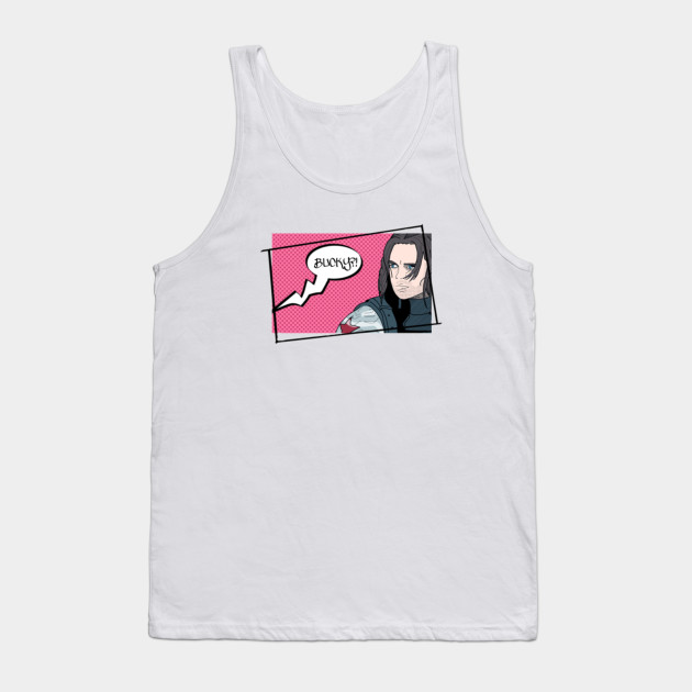Bucky Popart Bucky Barnes Tank Top Teepublic