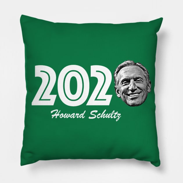 Howard Schultz 2020 Pillow by Political2020