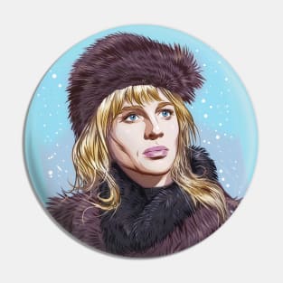 Julie Christie - An illustration by Paul Cemmick Pin