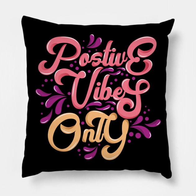 vibes Pillow by hossamimam