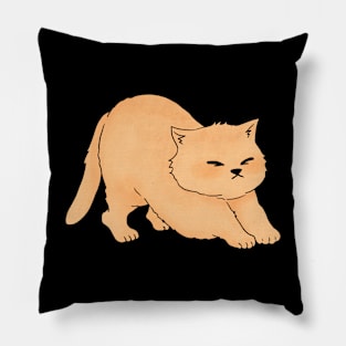 Big Stretch Cat Pillow