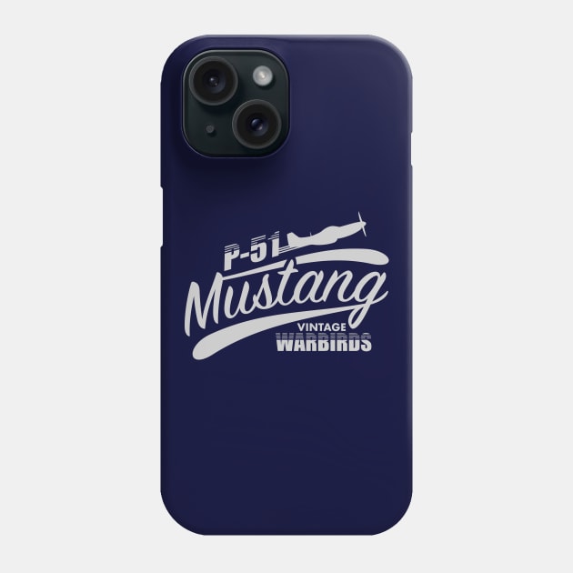 P-51 Mustang Vintage Warbird Phone Case by Firemission45