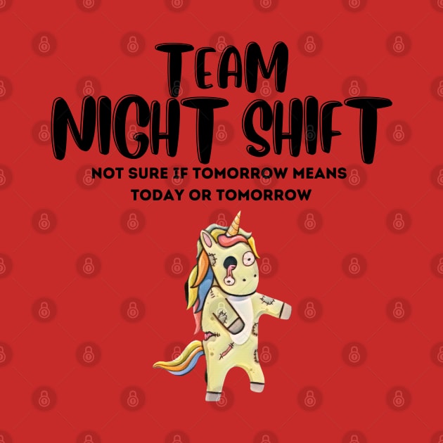 Night Shift Team - Zombie Unicorn! by Barts Arts