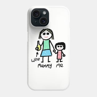 Mummy And Me Womens Sweatshirt White Daughter T Shirts Phone Case