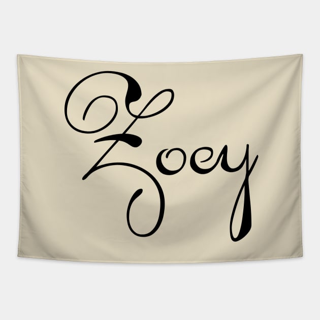 Pick your name. Zoey Tapestry by CatCoconut-Art