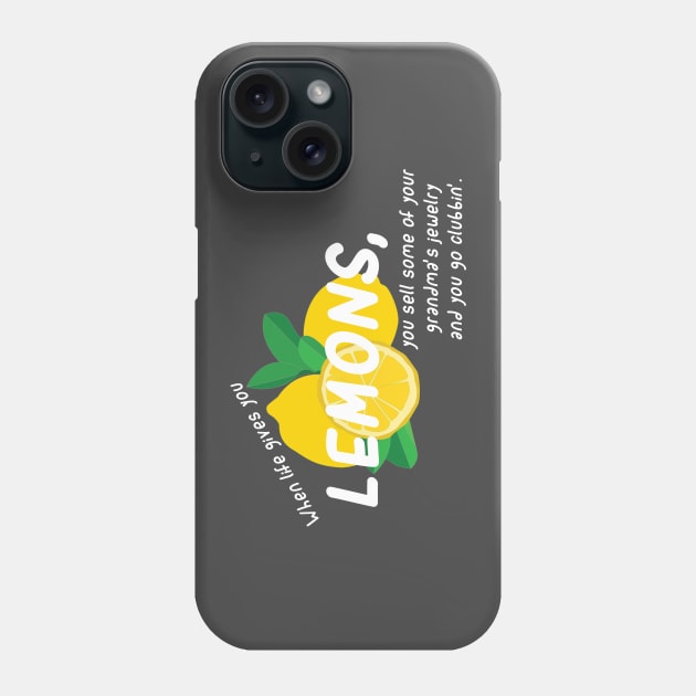 Lemons 2 Phone Case by jkwatson5