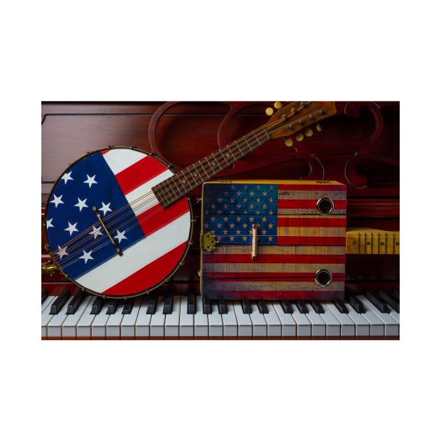 Two American Flag Instruments by photogarry