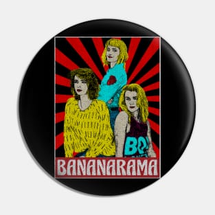 Bananaram 80s Pop Art Fan Art Pin