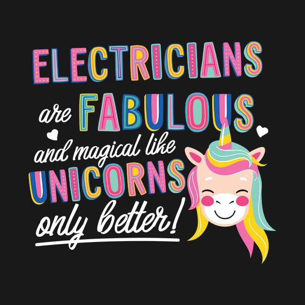 Electricians are like Unicorns Gift Idea by BetterManufaktur