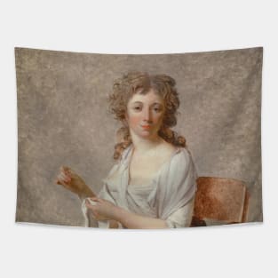 Madame de Pastoret and Her Son by Jacques-Louis David Tapestry